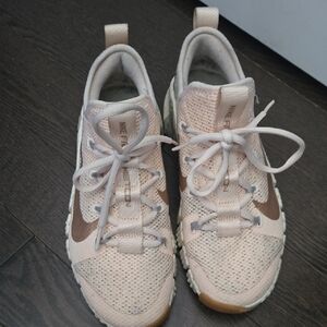Nike Light Pink and Brown Athletic Shoes
